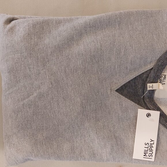 Mills Supply Heather Grey NWT Men’s S Crewneck Sweatshirt - Picture 5 of 16
